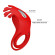 Красное эрекционное кольцо с вибрацией Ruben Красное эрекционное кольцо с вибрацией Ruben