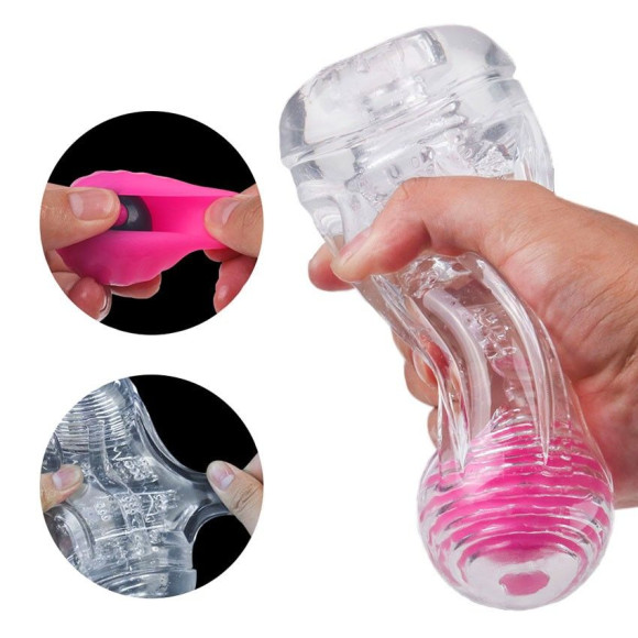 Прозрачный вибромастурбатор Space Capsule-RСT Прозрачный вибромастурбатор Space Capsule-RСT