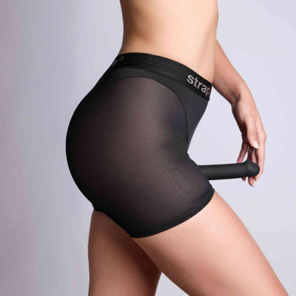 Трусики-шорты для фиксации насадок Strap-on-me Harness Lingerie Halo - size XL