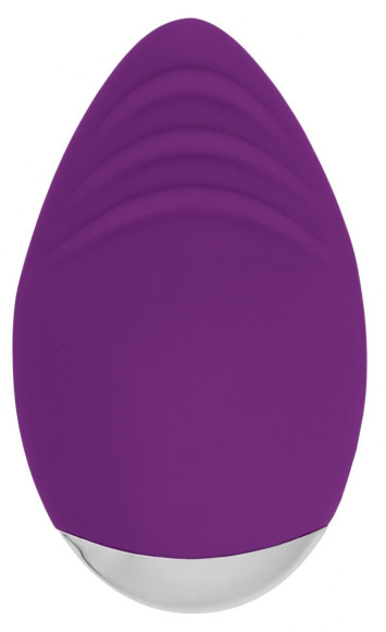Фиолетовый клиторальный стимулятор Nanci - 10,5 см.