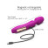 Лиловый вибратор с 2 сменными насадками R-Evolution Wand Vibrator with 2 Attachments Лиловый вибратор с 2 сменными насадками R-Evolution Wand Vibrator with 2 Attachments