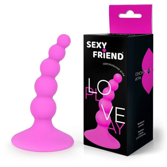 Ярко-розовый анальный стимулятор-ёлочка - 9,5 см. Ярко-розовый анальный стимулятор-ёлочка - 9,5 см.