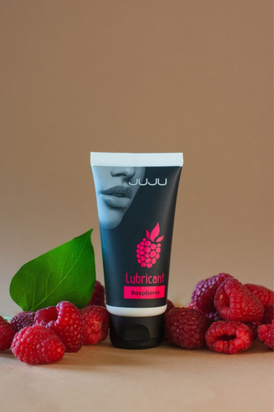 Съедобный лубрикант JUJU Raspberry с ароматом малины - 50 мл. Съедобный лубрикант JUJU Raspberry с ароматом малины - 50 мл.