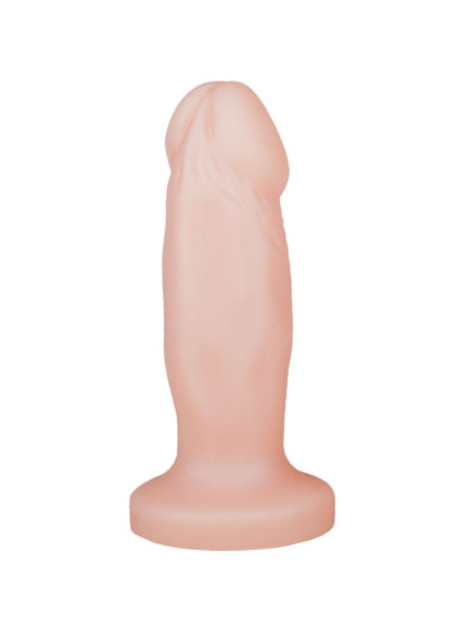 Телесная анальная пробка-фаллос - 12 см. Телесная анальная пробка-фаллос - 12 см.