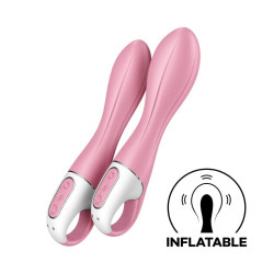 Розовый вибромассажер с функцией расширения Air Pump Vibrator 2 - 20,9 см. Розовый вибромассажер с функцией расширения Air Pump Vibrator 2 - 20,9 см.