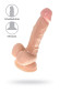 Телесный реалистичный фаллоимитатор Kirc - 17 см. Телесный реалистичный фаллоимитатор Kirc - 17 см.
