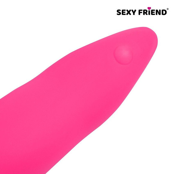 Ярко-розовая вибронасадка на палец Ярко-розовая вибронасадка на палец