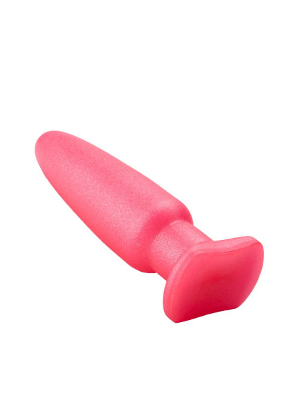 Гладкий розовый анальный плаг - 18,5 см. Гладкий розовый анальный плаг - 18,5 см.