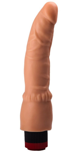 Гелевый вибратор без мошонки - 19,3 см. Гелевый вибратор без мошонки - 19,3 см.