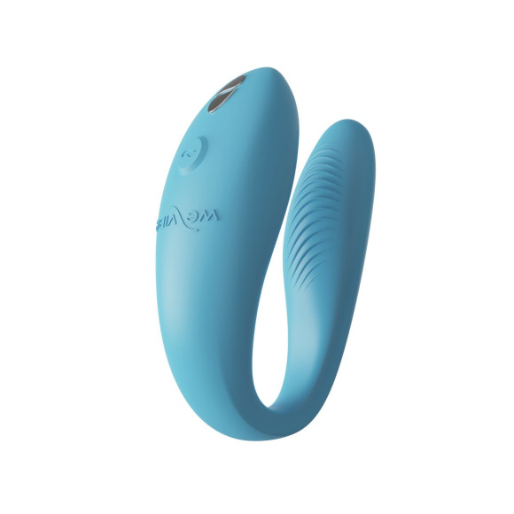 Бирюзовый вибромассажер для пар We-Vibe Sync Go Бирюзовый вибромассажер для пар We-Vibe Sync Go