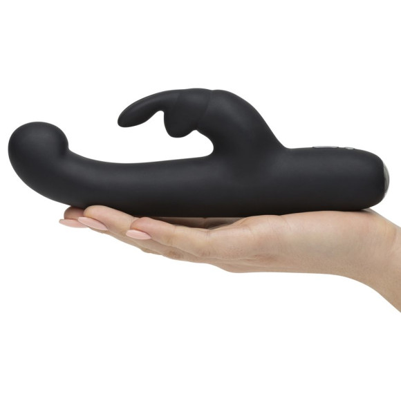 Чёрный вибратор Slimline G-Spot Rechargeable Rabbit Vibrator - 24,1 см. Чёрный вибратор Slimline G-Spot Rechargeable Rabbit Vibrator - 24,1 см.