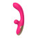 Розовый изогнутый вибратор-кролик - 21,2 см. Розовый изогнутый вибратор-кролик - 21,2 см.