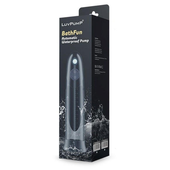 Автоматическая вакуумная помпа Bathfun с уплотнительной вставкой Автоматическая вакуумная помпа Bathfun с уплотнительной вставкой