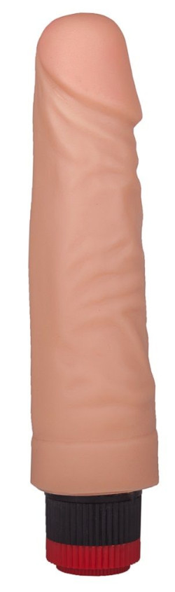 Гелевый вибратор с крупной головкой - 17,5 см. Гелевый вибратор с крупной головкой - 17,5 см.