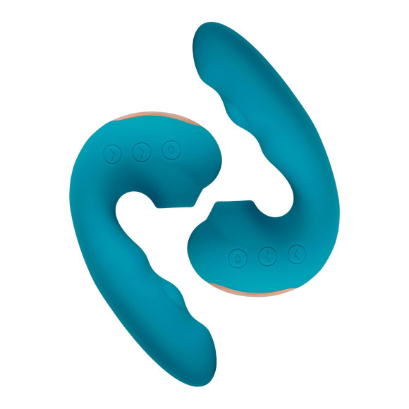 Голубой вибратор Tara с вакуумной стимуляцией и функцией постукивания Голубой вибратор Tara с вакуумной стимуляцией и функцией постукивания