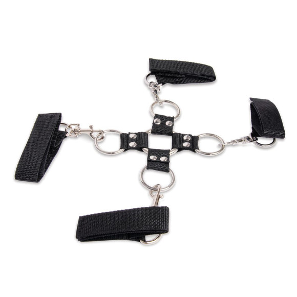 Набор для фиксации из 7 предметов Hogtie & Ball Gag Kit Набор для фиксации из 7 предметов Hogtie & Ball Gag Kit