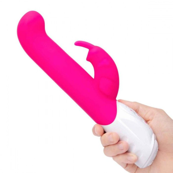 Розовый вибромассажер для G-точки Come hither G-Spot Rabbit - 24,5 см. Розовый вибромассажер для G-точки Come hither G-Spot Rabbit - 24,5 см.