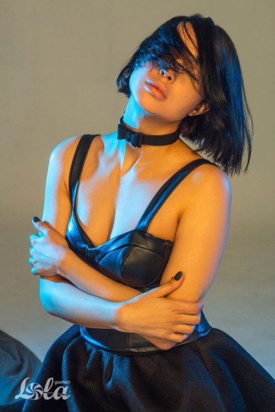 Черный ошейник Decadence с бабочкой Черный ошейник Decadence с бабочкой