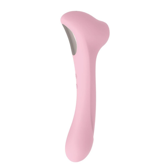 Нежно-розовый двусторонний стимулятор Daisy Massager - 20,2 см. Нежно-розовый двусторонний стимулятор Daisy Massager - 20,2 см.