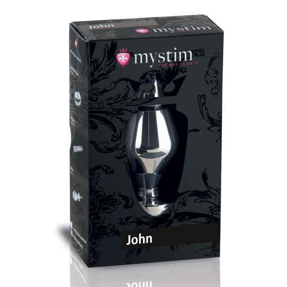 Анальная втулка для электростимуляции John - 10,5 см. Анальная втулка для электростимуляции John - 10,5 см.