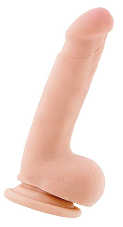Реалистичный перезаряжаемый вибратор REALSTICK ELITE VIBRO с пультом ДУ - 18,5 см. Реалистичный перезаряжаемый вибратор REALSTICK ELITE VIBRO с пультом ДУ - 18,5 см.