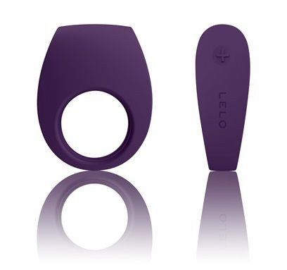 Фиолетовое эрекционное кольцо Tor 2 с вибрацией