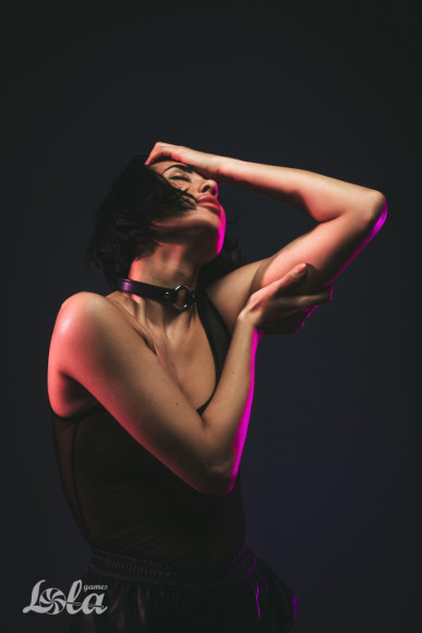 Черный ошейник Intrigue Черный ошейник Intrigue