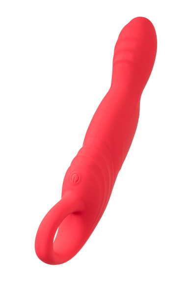 Розовый вибратор для точки G с двигающейся головкой Carnation - 19 см. Розовый вибратор для точки G с двигающейся головкой Carnation - 19 см.