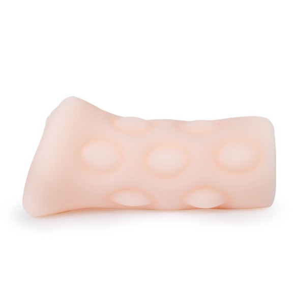 Телесный мастурбатор-вагина с шишечками на поверхности Телесный мастурбатор-вагина с шишечками на поверхности