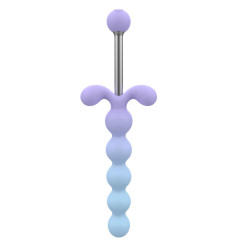 Анальная ёлочка с вибрацией Youivic - 16,4 см.