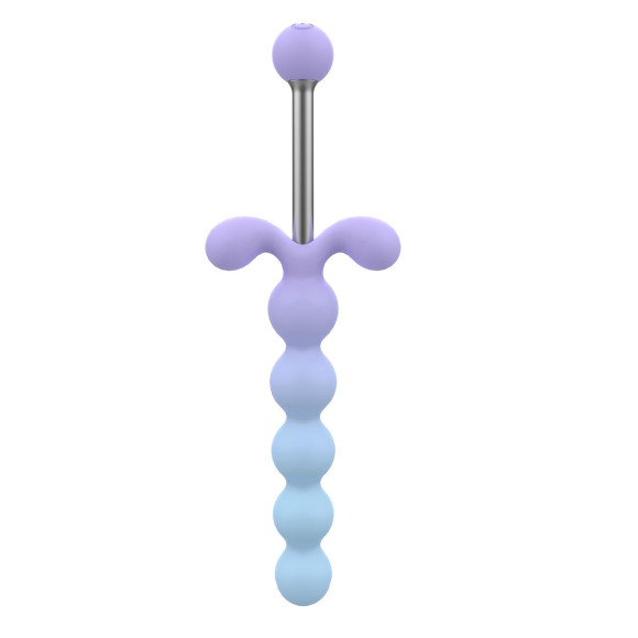 Анальная ёлочка с вибрацией Youivic - 16,4 см. Анальная ёлочка с вибрацией Youivic - 16,4 см.